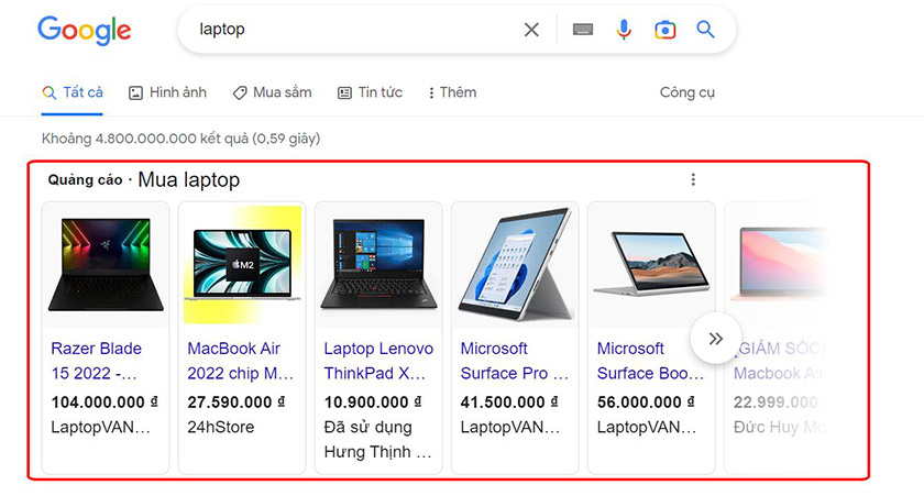 Google Shopping là gì?